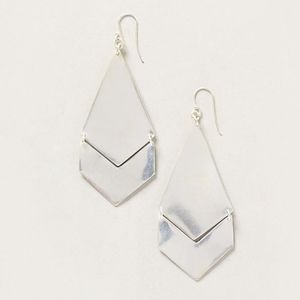 Anthropologie Brass Flexion Earrings